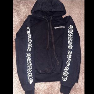 Chrome hearts pull over hoodie